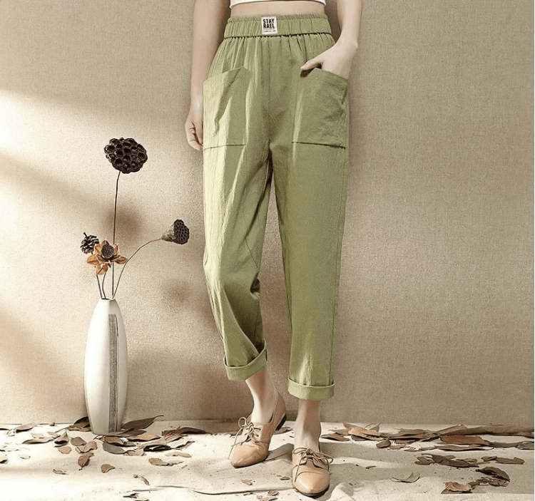 Maverra Cotton Loose Pants