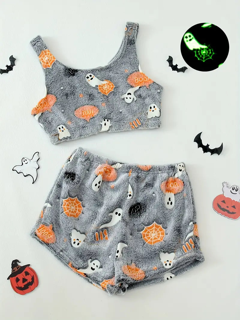 Spooky Ghost Pajama Set