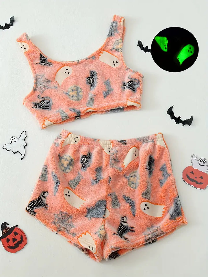 Spooky Ghost Pajama Set