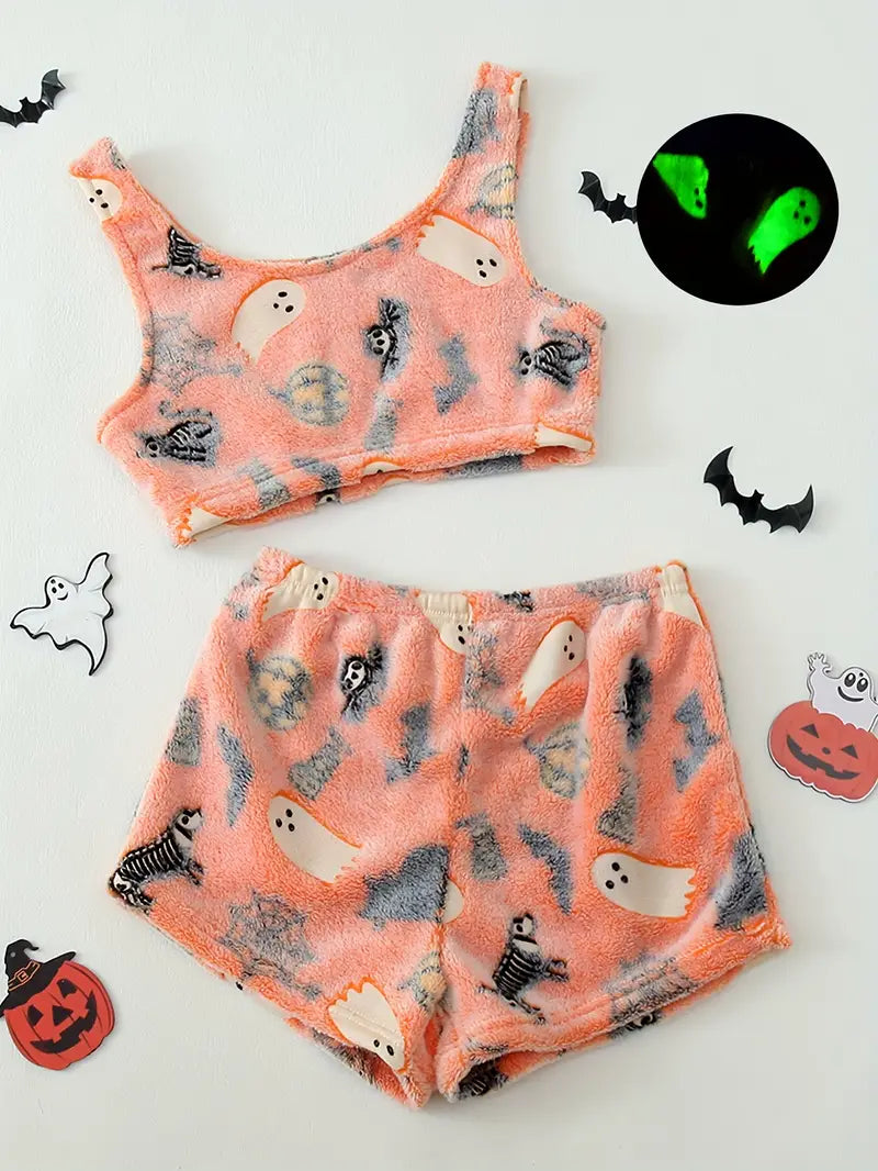 Spooky Ghost Pajama Set