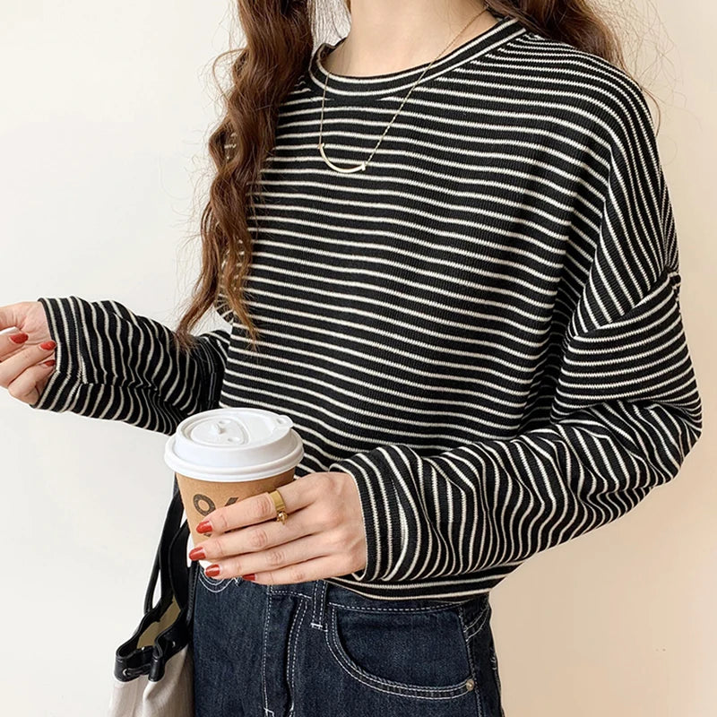 Coffee & Calm Cotton Long-Sleeve