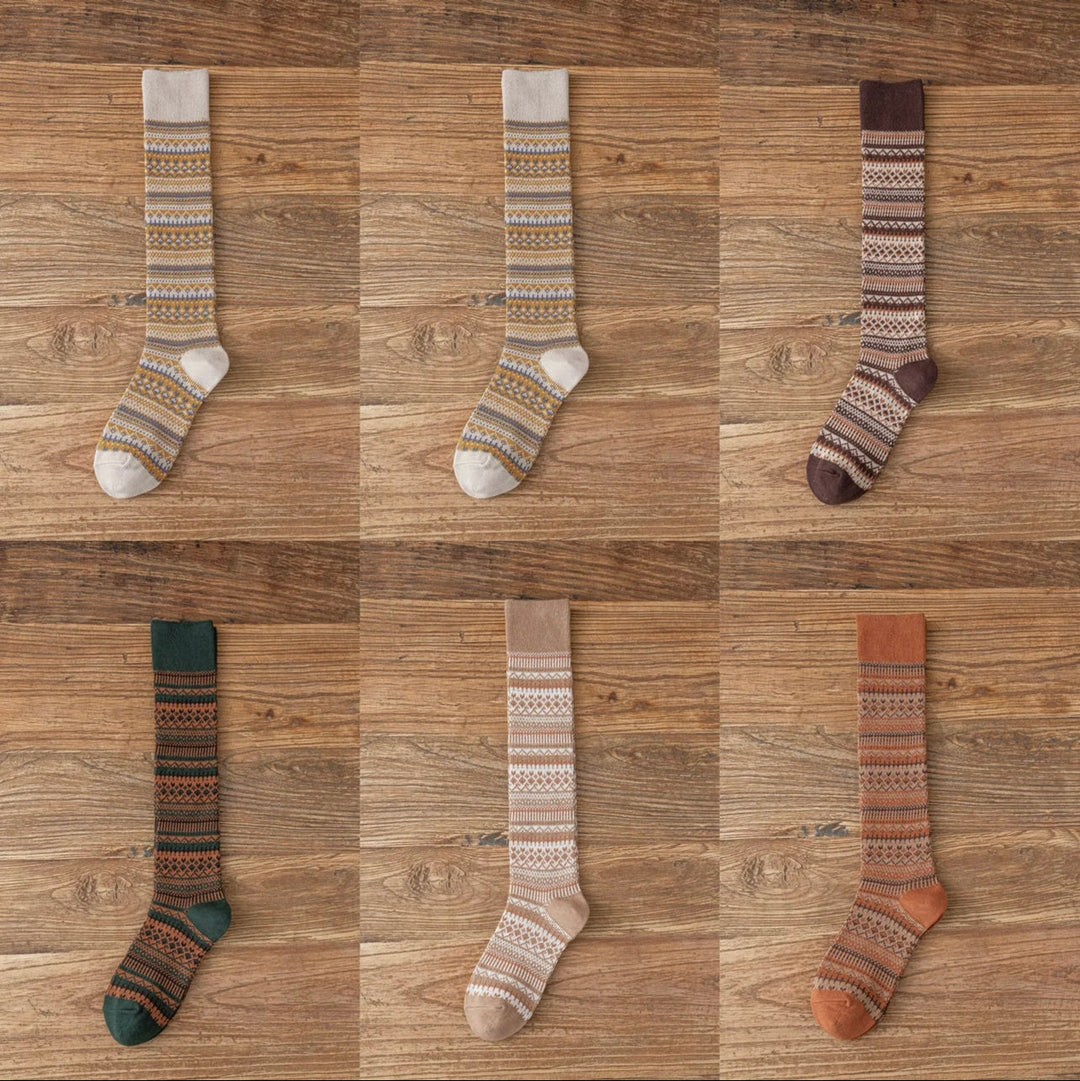 Vintage Autumn's Finest Sock Set (5 πακέτο)