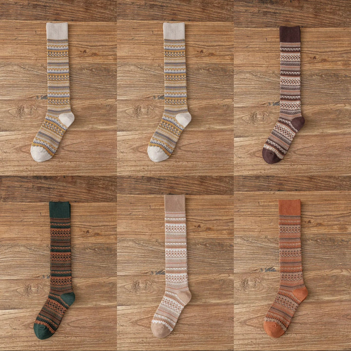 Vintage Autumn's Finest Sock Set (5 Pack)