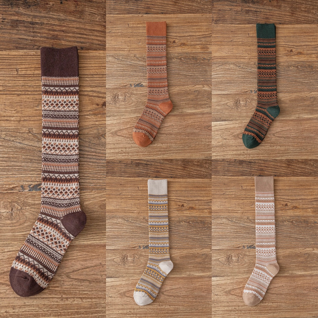 Autumn Knitted Socks