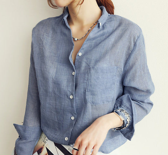 Amara Linen Blouse