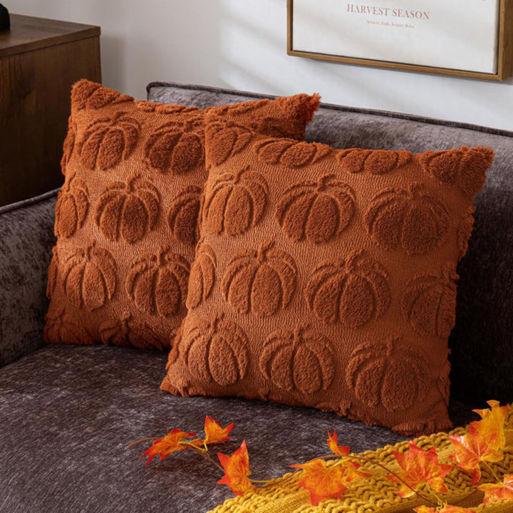 Pumpkin Throw Pillow Covers (Set of 2)