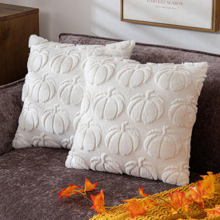 Pumpkin Throw Pillow Covers (Set of 2)