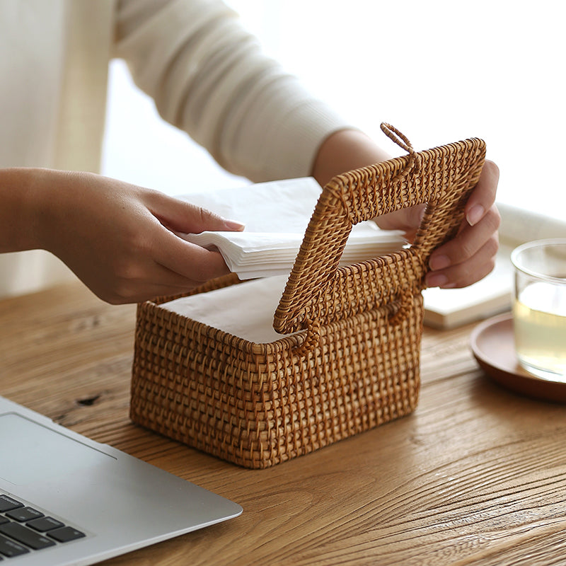 Emma Rattan Tissue Box