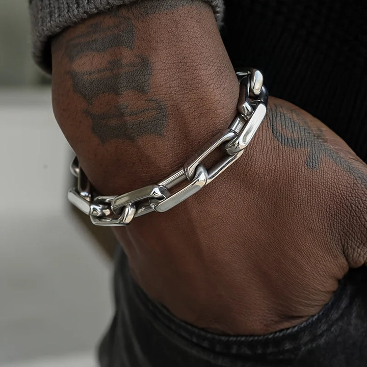 Silver Chain Link Bracelet