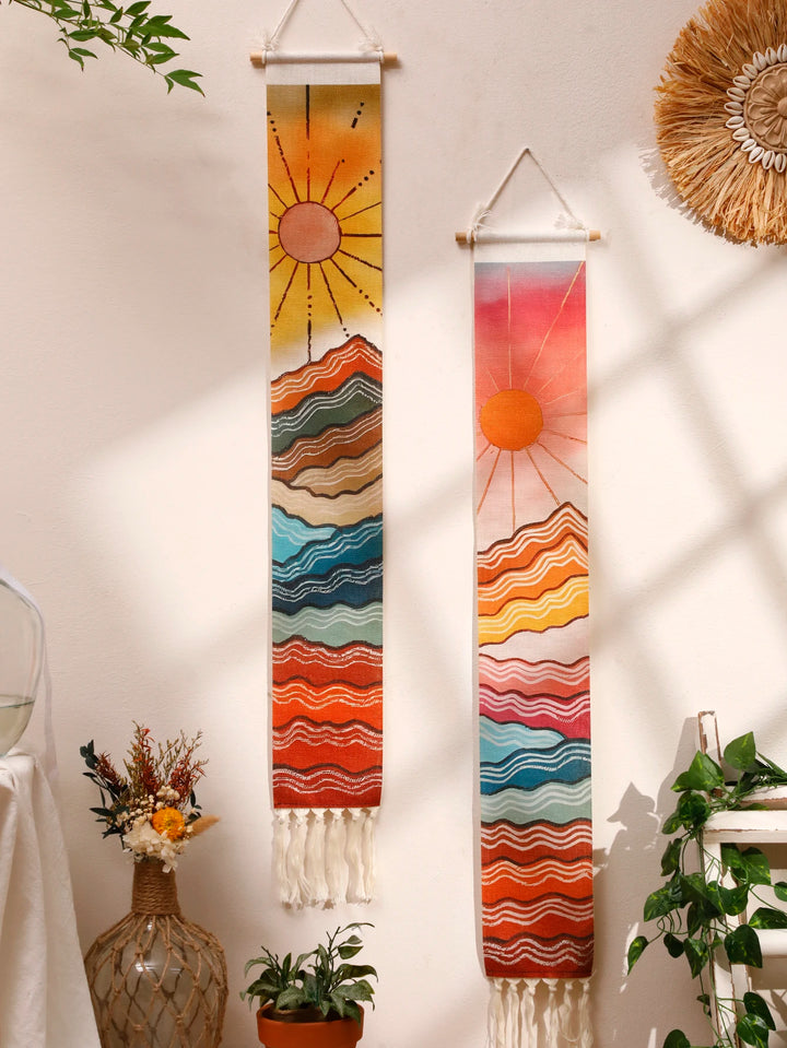 Sunrise & Sunset Wall Tapestry (2pcs)