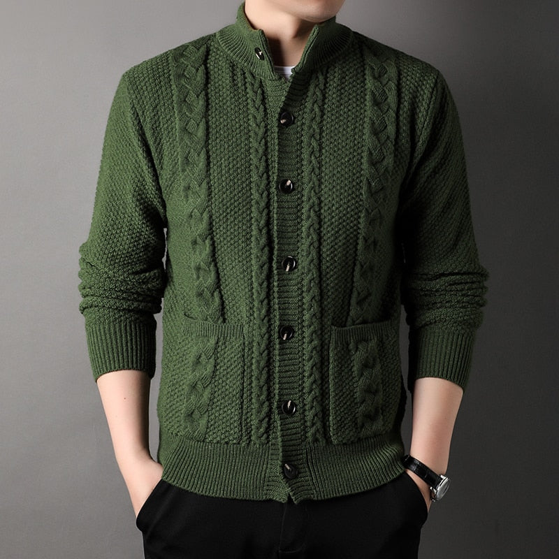 Cardigan genser