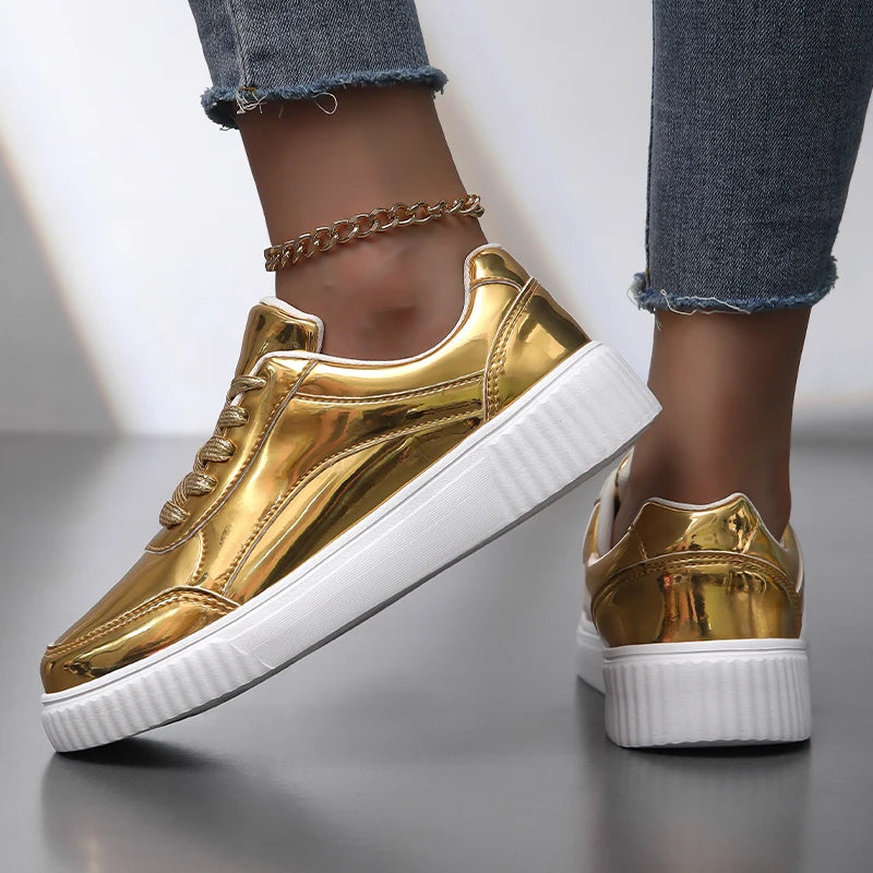 Madrid II Metallic Sneakers