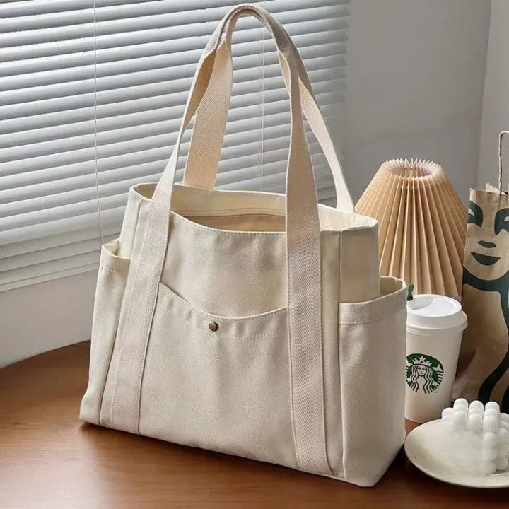 Maverra Spacious Canvas Tote Bag