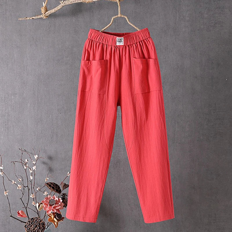 Maverra Cotton Loose Pants