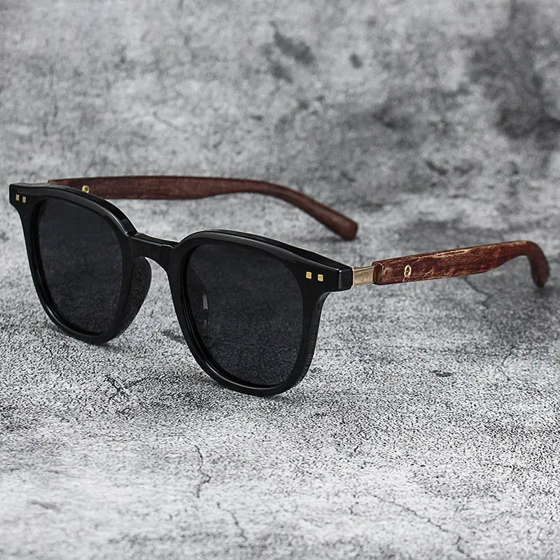 Randy Davis Wood Grain Sunglasses