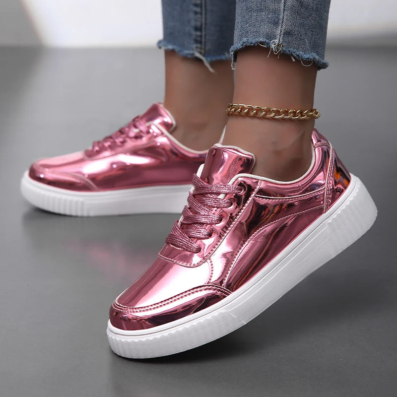 Madrid II Metallic Sneakers