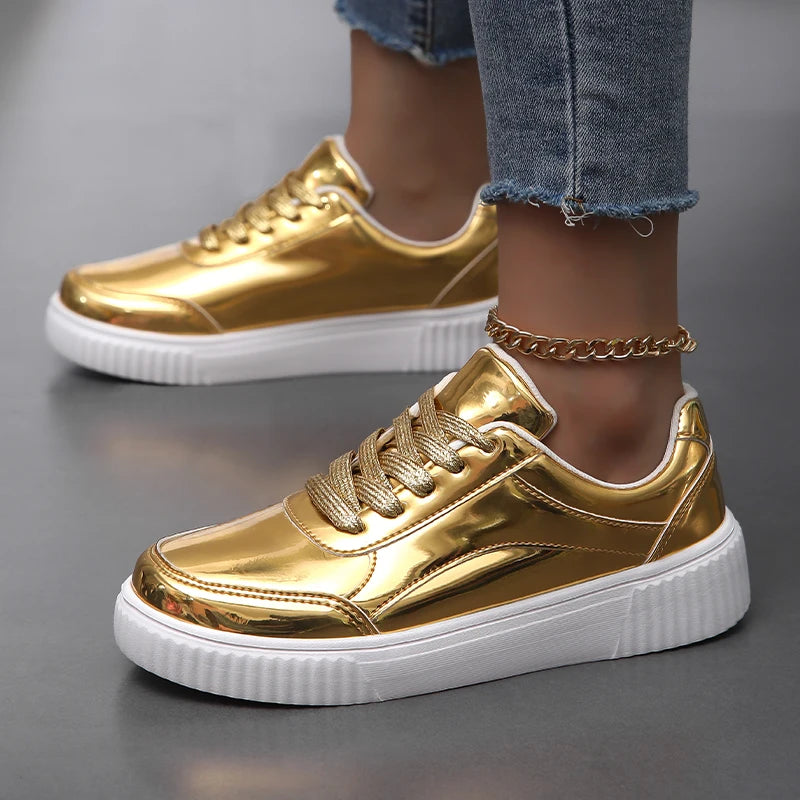 Madrid II Metallic Sneakers