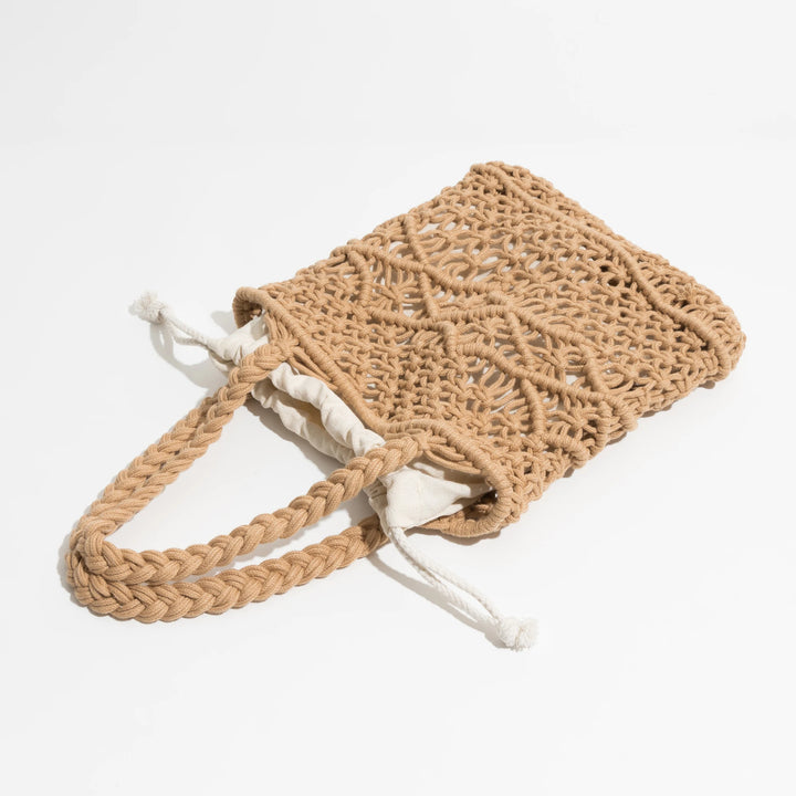 Mary Cassatt Boho Crochet Tote