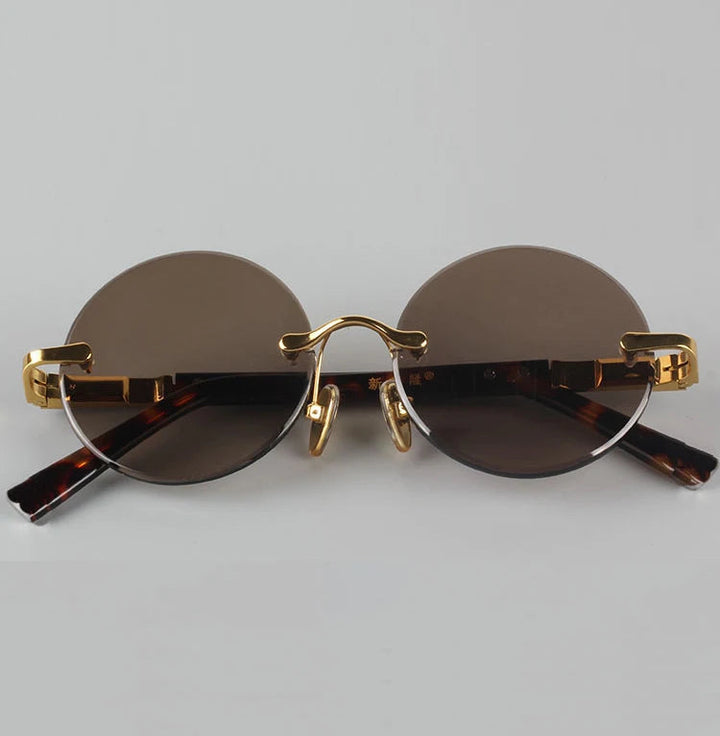 RetroGleam Round Sunglasses