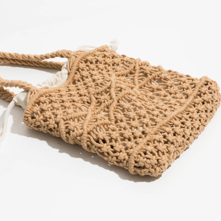 Mary Cassatt Boho Crochet Tote