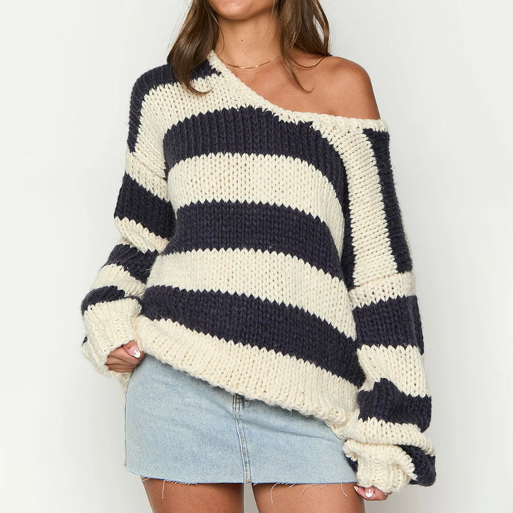 Endless Knit Striped Sweater