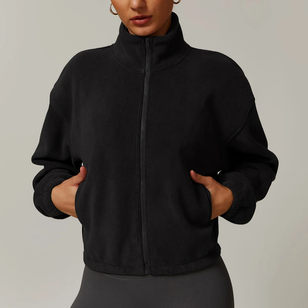 Amelia Fleece Zip Up Jacket