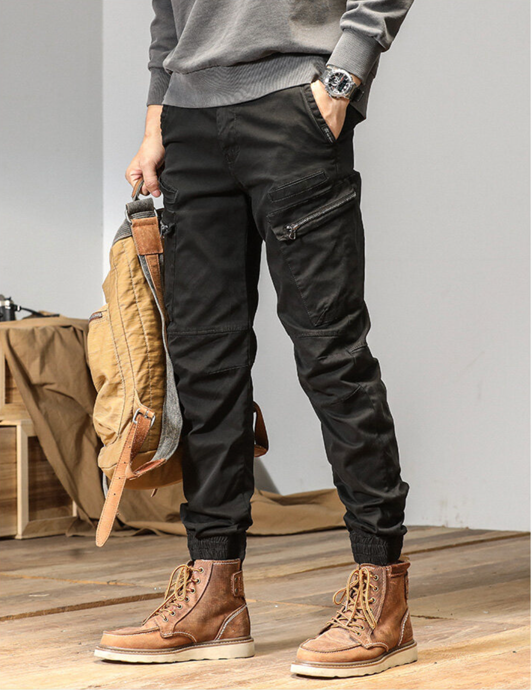 Pantalon de jogging cargo