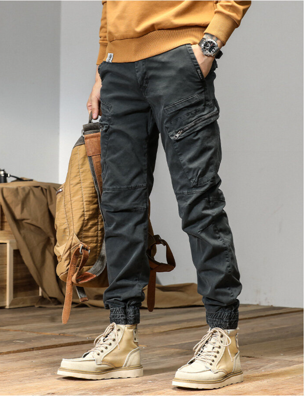 Calças joggers cargo