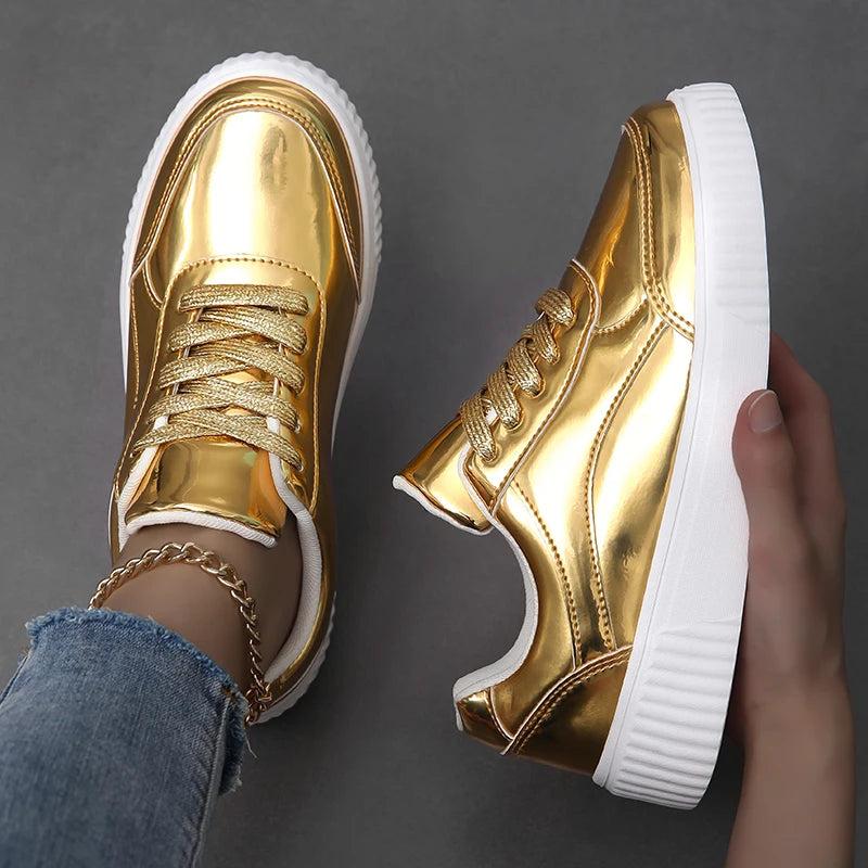 Madrid II Metallic Sneakers