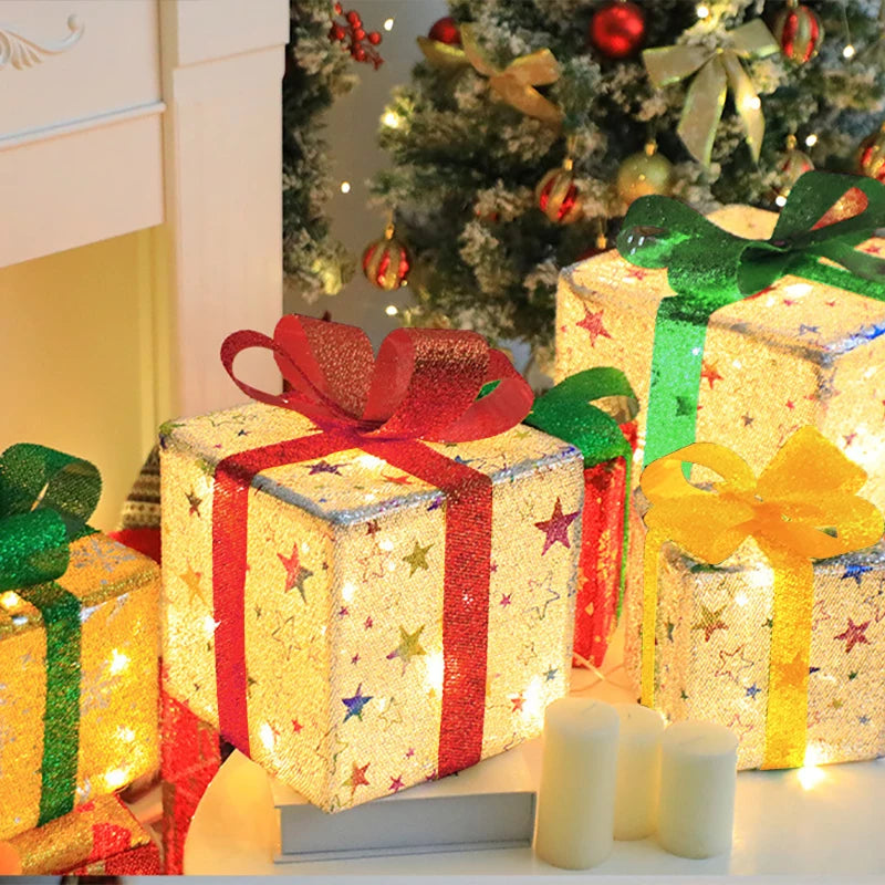 Light-Up Christmas Presents