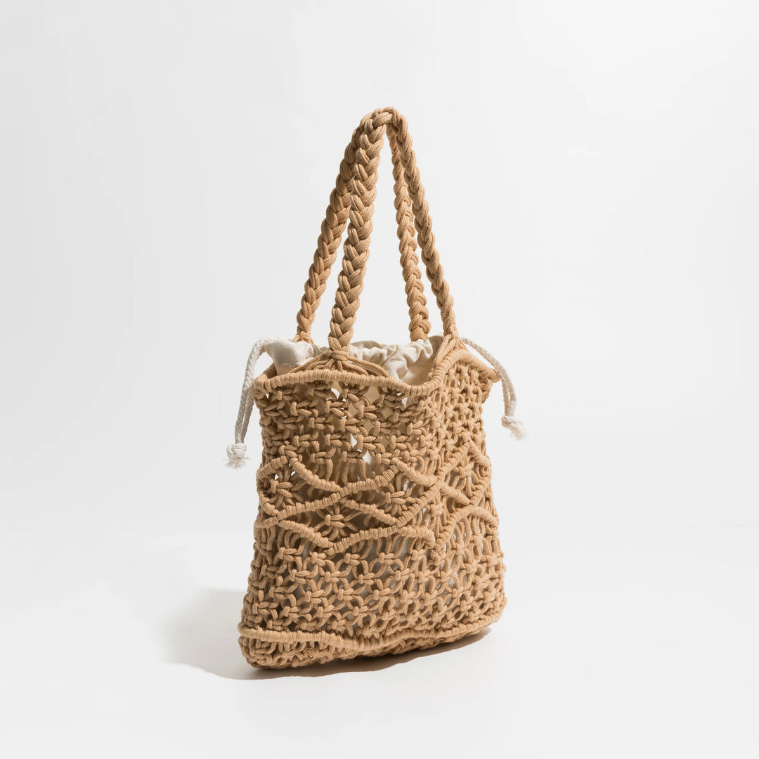 Mary Cassatt Boho Crochet Tote