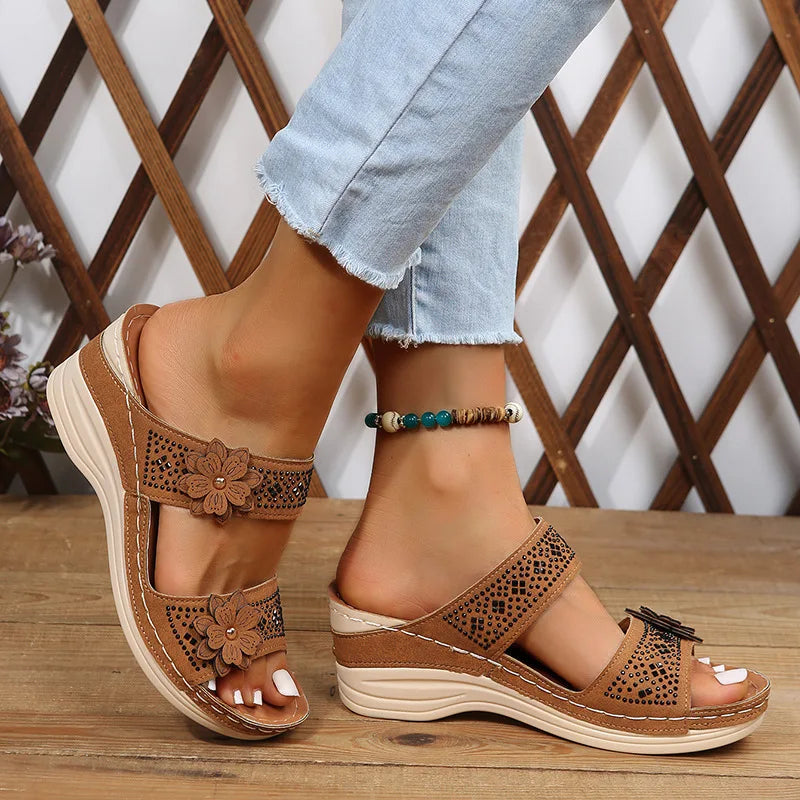 Zena Wedge Sandals