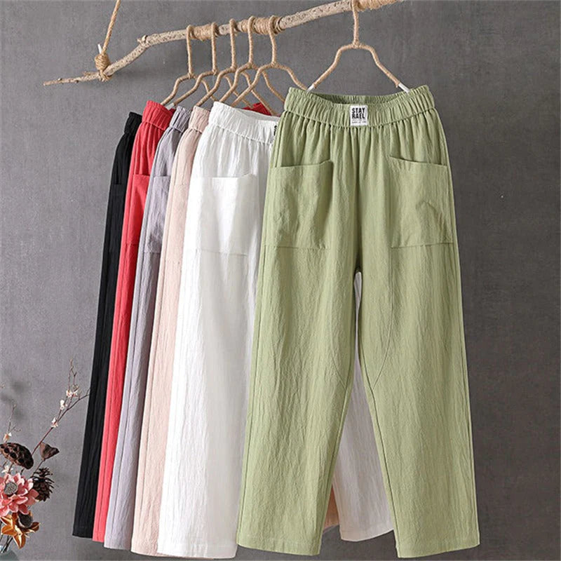 Maverra Cotton Loose Pants